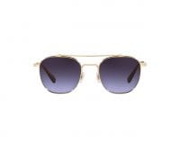Brushed gold / Dark blue gradient