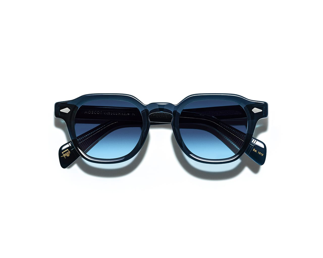 Moscot_DOLT-SUN_Navy-Denim-Blue_front-solglasögon