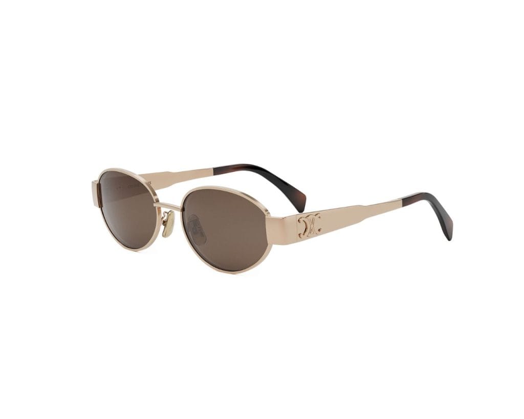 Celine CL40235U TRIOMPHE METAL 01 28E solglasögontrender 2025