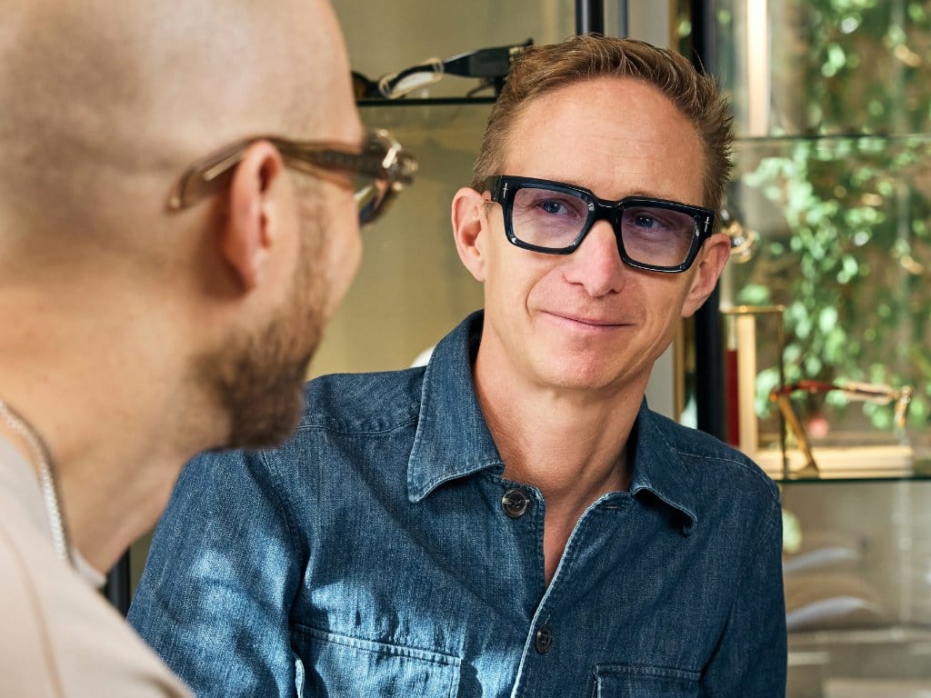 Peter - Optiker Östermalm i ett par Cutler and Gross
