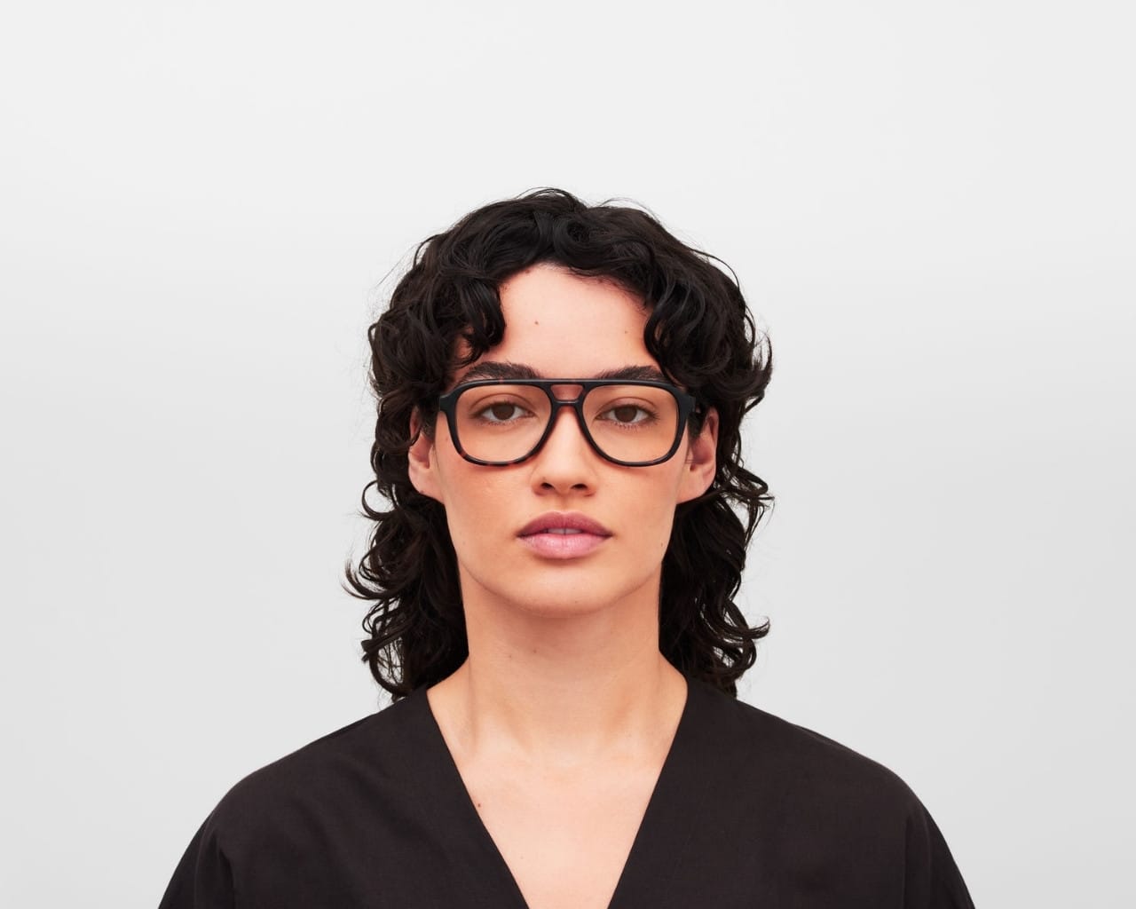 Mykita Nyara_Amber Havana_pilotglasögon