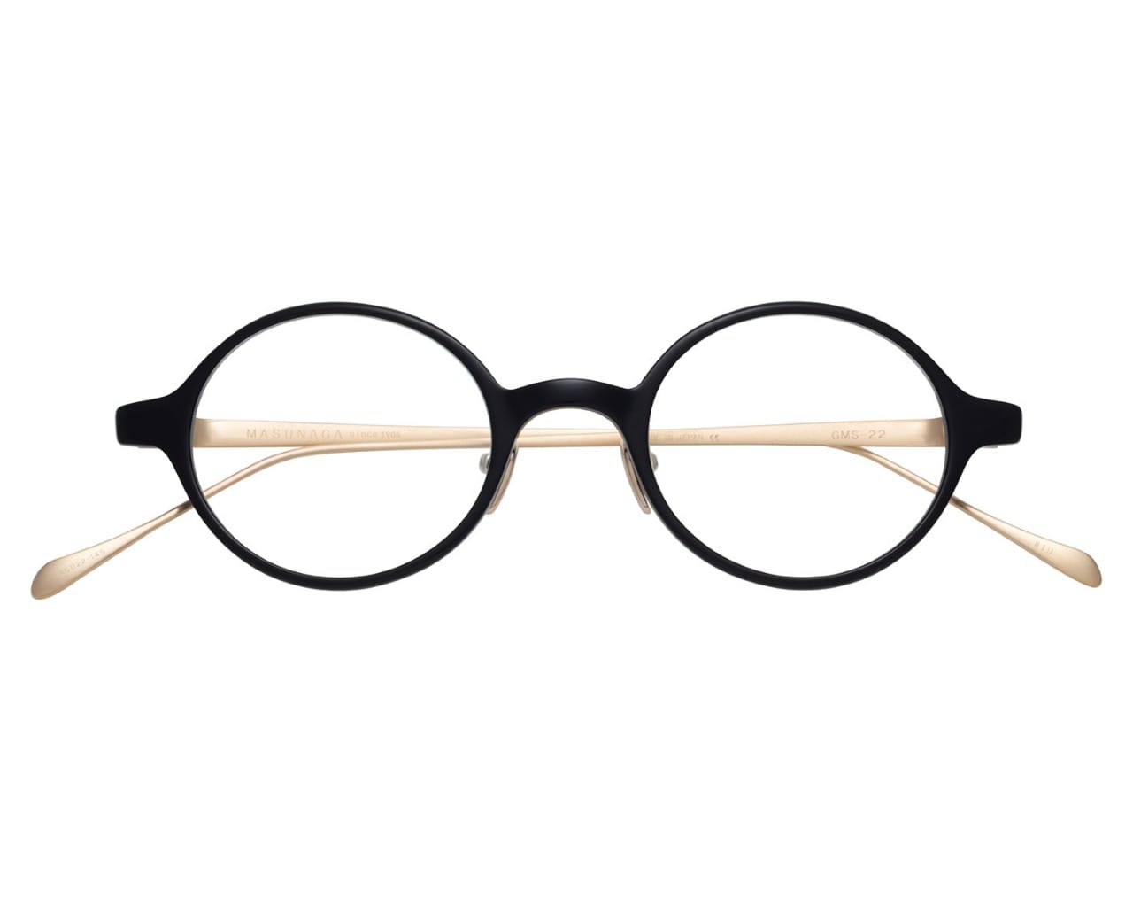 Masunaga GMS-22 19 Black front glasögon