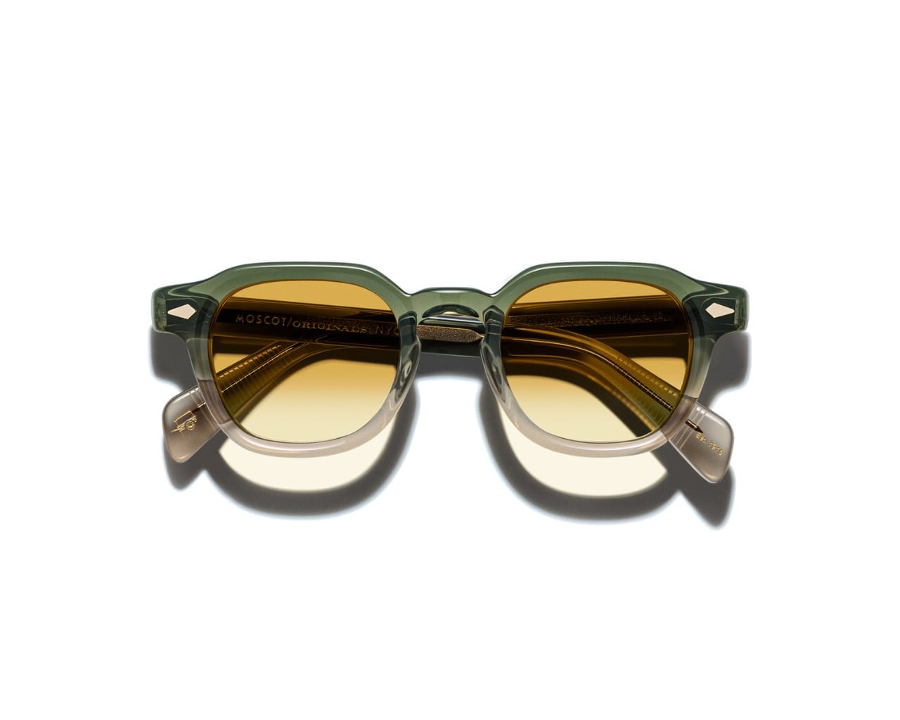 Moscot Dolt Sun_Khaki_Solglasögon ihopfällda